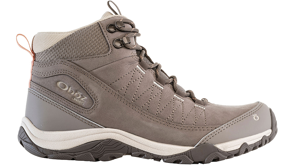 Oboz Ousel Mid B-Dry Hiking Boots - Womens, Cinder Stone, 5, 72002-Cinder Stone-Medium-5