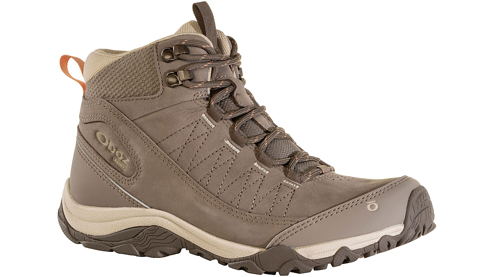 Oboz Ousel Mid B-Dry Hiking Boots - Women's, Cinder Stone, 5, 72002-198-5