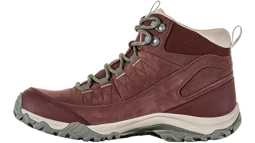 Oboz Ousel Mid B-Dry Wide Hiking Boots - Womens, Port, 6.5, 72002-Port-Wide-6.5