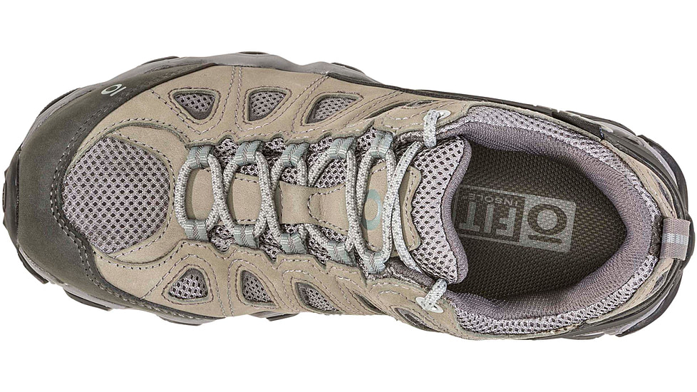 Oboz Sawtooth II Low B-DRY Hiking Shoes - Womens, Frost Gray/Sage, 9.5 US, Medium, 23402-FrGr/Sg-Medium-9.5