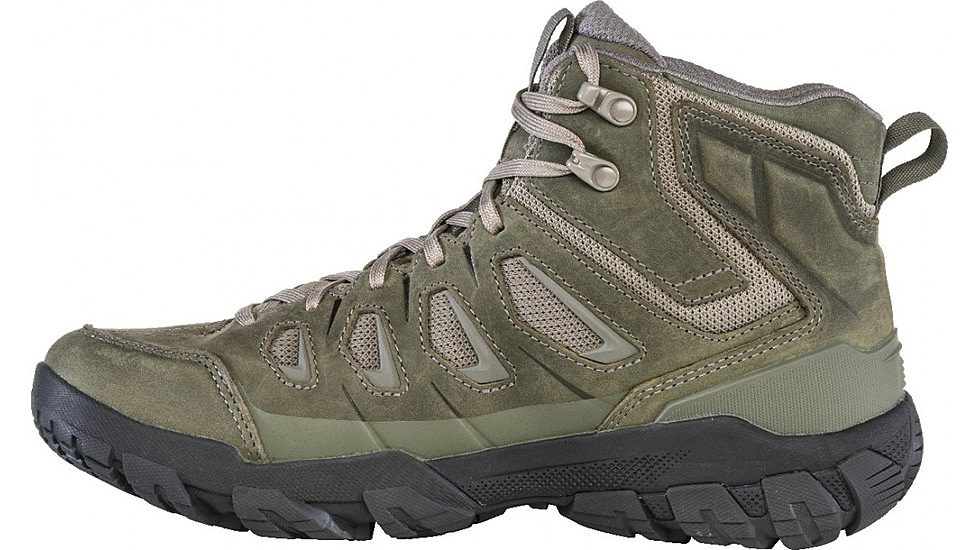 Oboz Sawtooth X Mid B-DRY Shoes - Mens, Olive Branch, 10, 24001-586-10