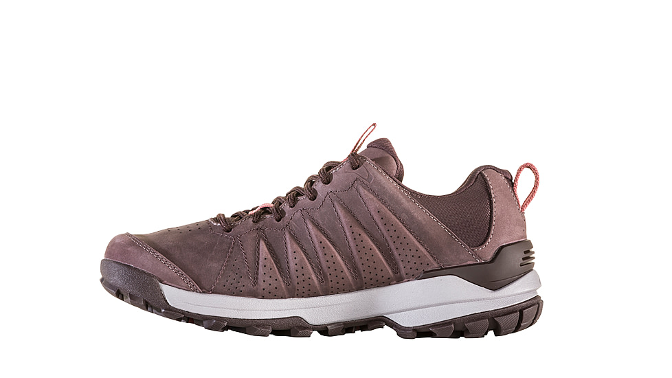 Oboz Sypes Low Leather B-DRY Hiking Shoes - Womens, Wide, Peppercorn, 6.5, 76102-PPC-6.5-Wide