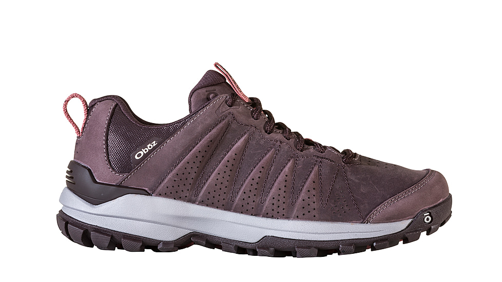 Oboz Sypes Low Leather B-DRY Hiking Shoes - Women's, Peppercorn, 6.5, Wide, 76102-Peppercorn-Wide-6.5