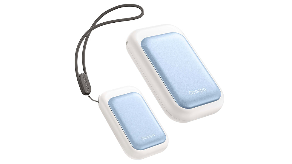 Ocoopa UT4 Young Plus Hand Warmer Rechargeable, Blue on White, UT3056-BU-WH-Plus