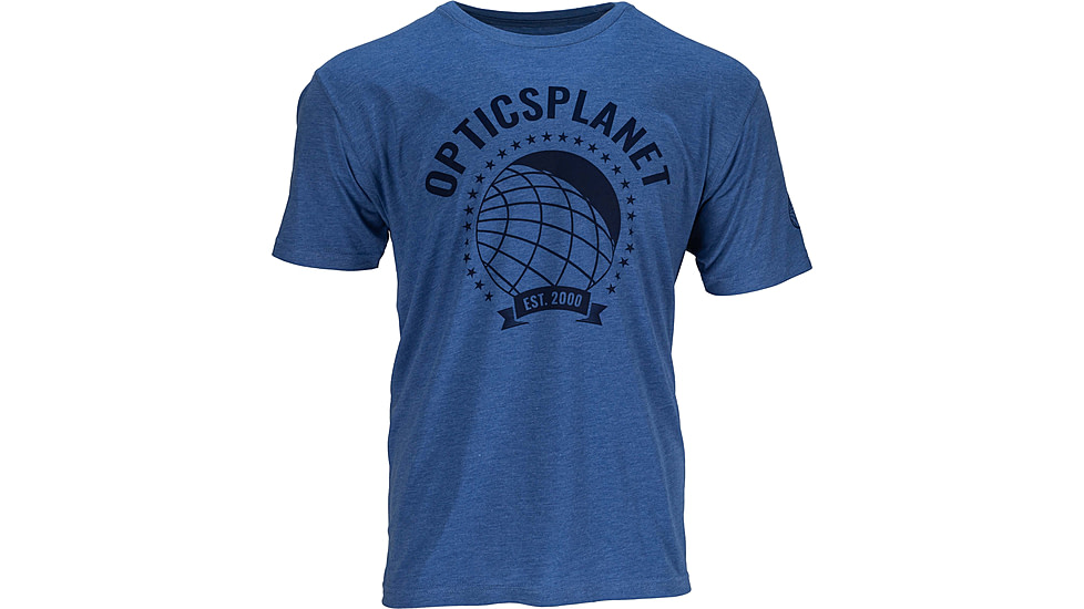 OpticsPlanet Exclusive Est. 2000 Limited Edition T-Shirt - Men's, Vintage Royal Blue, Medium, NL6010-OP25-RB-M