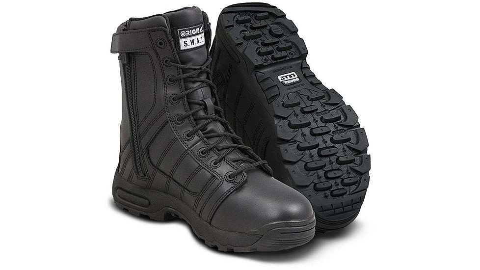 Original S.W.A.T. Air 9in Leather Waterproof SZ Boots, Black, 09 Wide, 123401-9.0-W