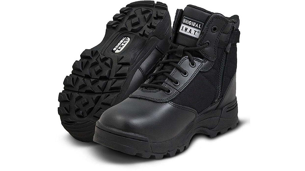 Original S.W.A.T. Classic 6in. Side-Zip Boot, Regular, Black,10, 116401-10.0-R