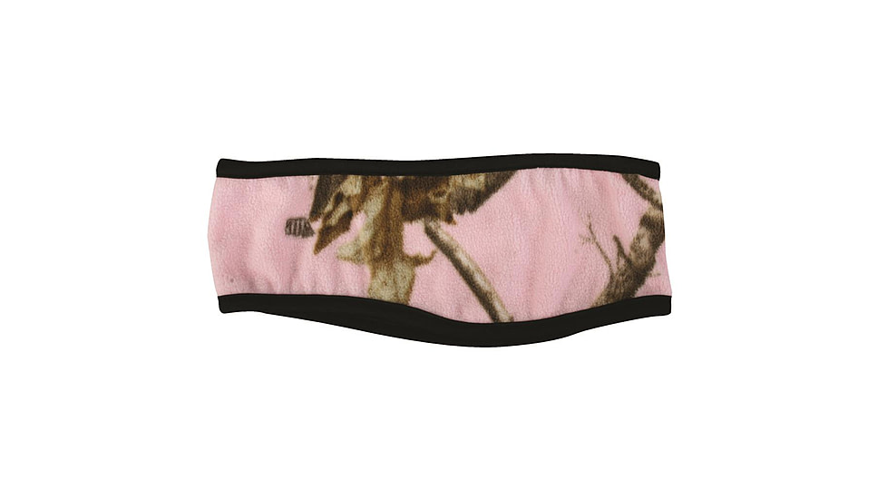 Outdoor Cap Fleece Ear Band, Realtree AP Pink LFB-200 RTPINK