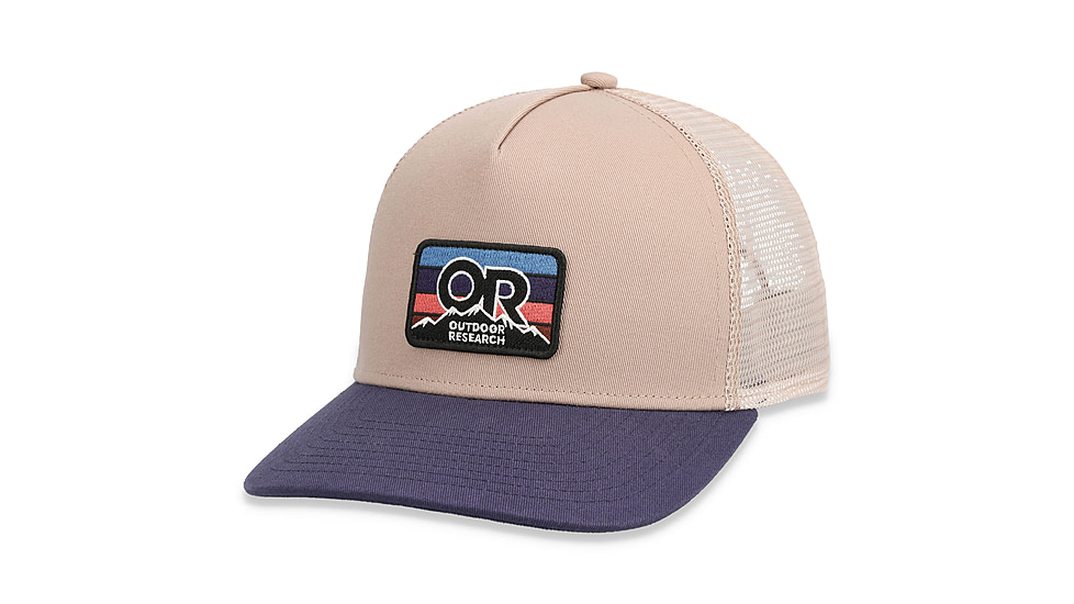 Outdoor Research Advocate Trucker Hi Pro Cap, Pro Khaki/Cenote, One Size, 3010052716222