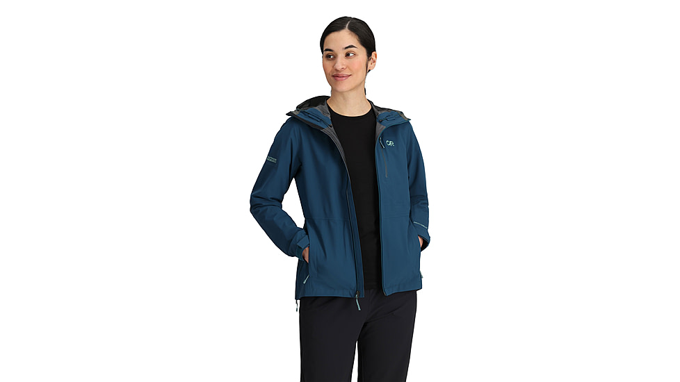 Outdoor Research Aspire 3L Jacket - Womens, Harbor, Large, 3221072447008