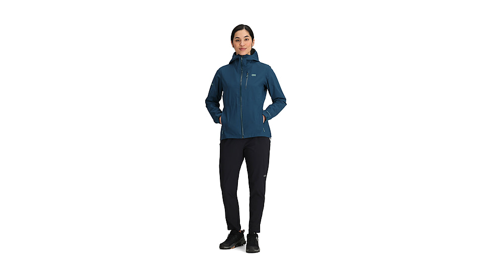 Outdoor Research Aspire 3L Jacket - Womens, Harbor, Large, 3221072447008