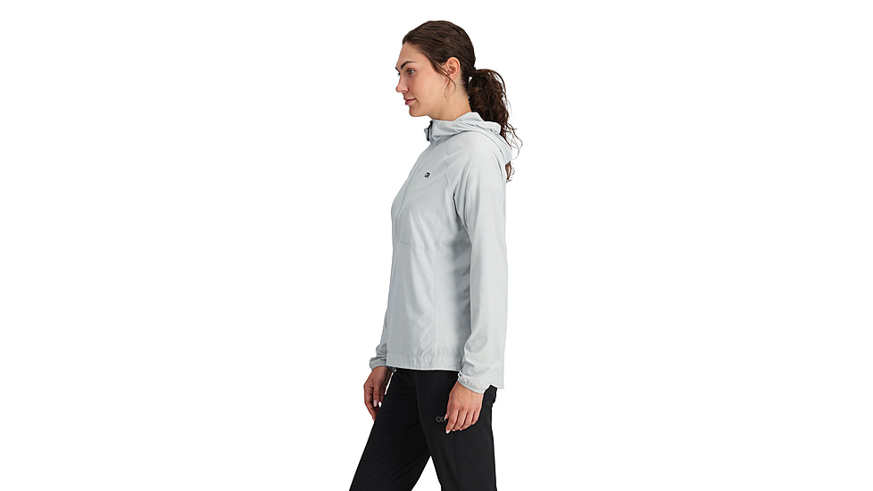 Outdoor Research Astroman Air Sun Hoodie - Women's, Pebble, Small, 3008561569006