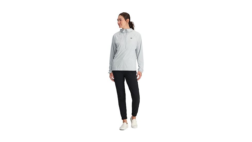 Outdoor Research Astroman Air Sun Hoodie - Womens, Pebble, Small, 3008561569006