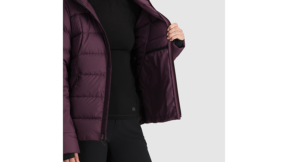 Outdoor Research Coldfront Down Hoodie Jacket - Womens, Amethyst, XL, 2832020307009