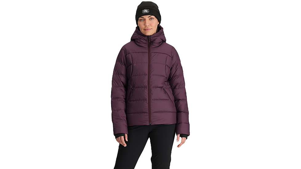 Outdoor Research Coldfront Down Hoodie Jacket - Womens, Amethyst, XL, 2832020307009