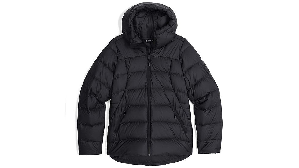 Outdoor Research Coldfront Down Hoodie - Womens, Solid Black, Extra Large, 2832021677009