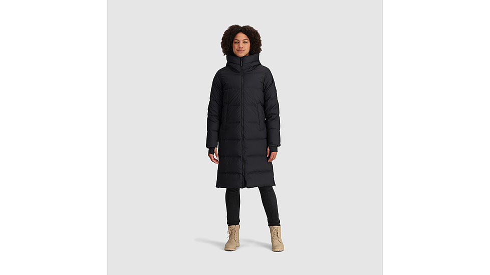 Outdoor Research Coze Down Parka - Womens, Solid Black, Small, 2775891677006