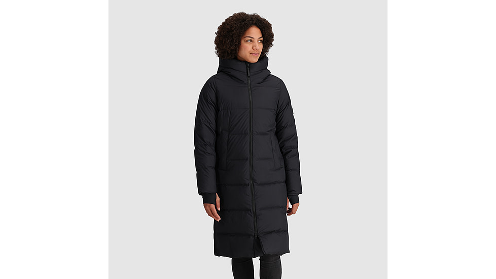 Outdoor Research Coze Down Parka - Womens, Solid Black, Small, 2775891677006