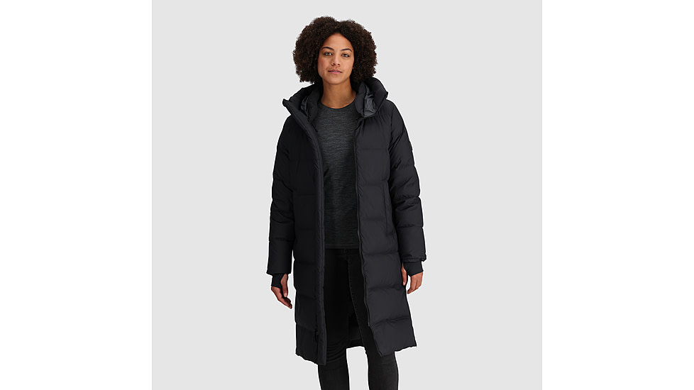 Outdoor Research Coze Down Parka - Womens, Solid Black, Small, 2775891677006