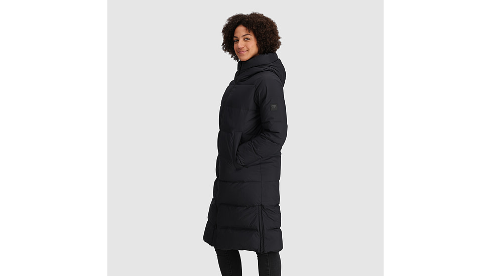 Outdoor Research Coze Down Parka - Womens, Solid Black, Small, 2775891677006