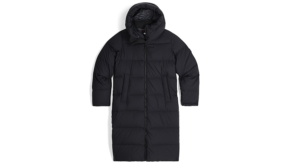 Outdoor Research Coze Down Parka - Womens, Solid Black, Small, 2775891677006
