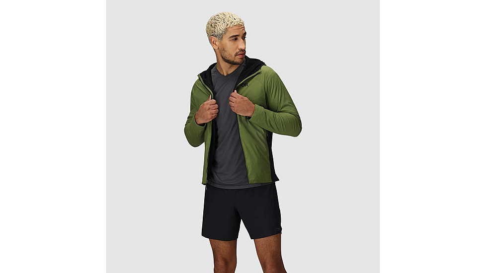 Outdoor Research Deviator Hoodie - Mens, Willow/Black, Large, 3004650749008