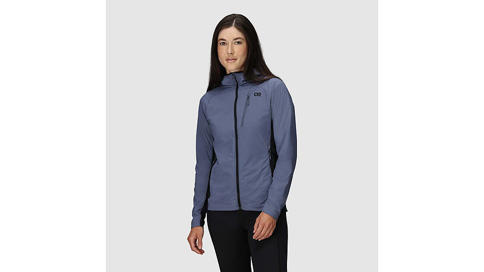 Outdoor Research Deviator Hoodie - Womens, Summit/Black, Extra Large, 3004742845009