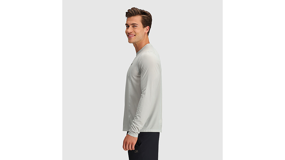 Outdoor Research Echo L/S Tee - Mens, Pebble, XL, 2876271569009