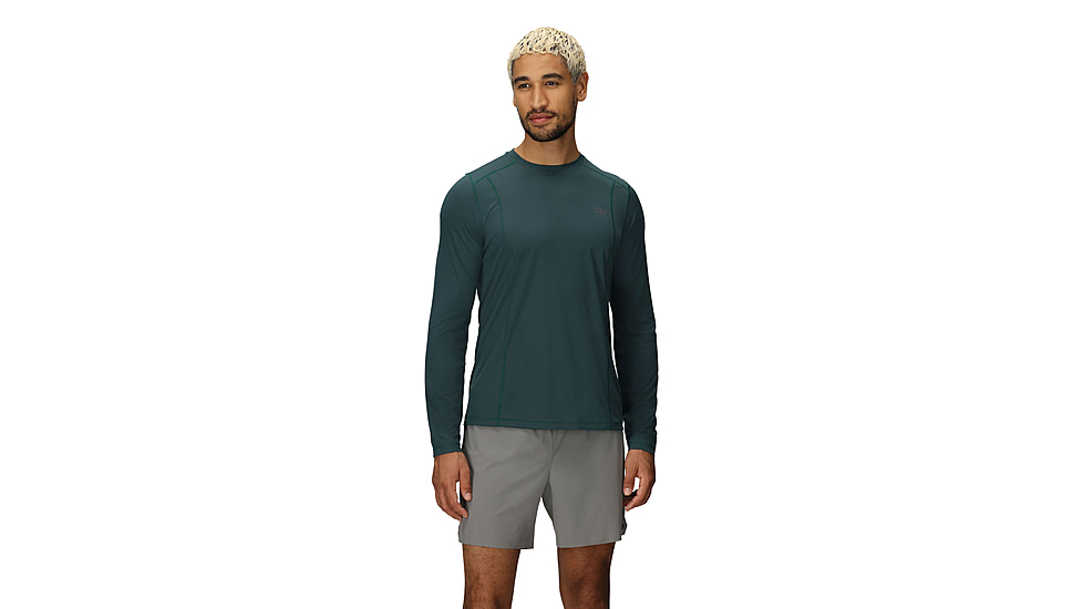 Outdoor Research Echo Long Sleeve Tee - Mens, Douglas Fir, Medium, 2876272854-M