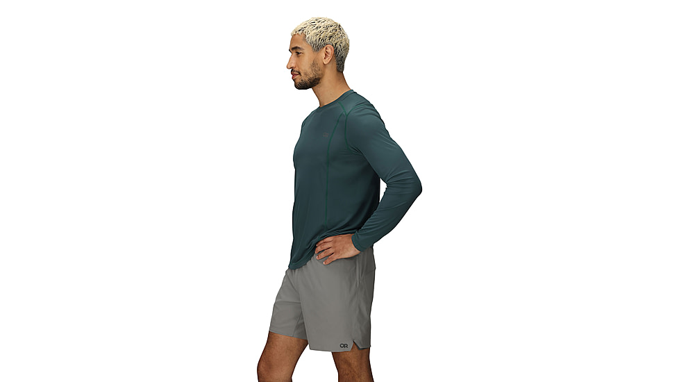 Outdoor Research Echo Long Sleeve Tee - Mens, Douglas Fir, Medium, 2876272854-M