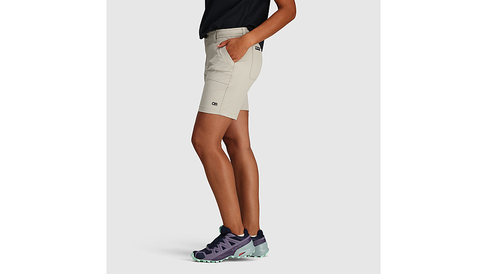 Outdoor Research Ferrosi Shorts - Womens, 7in Inseam, Dark Sand, 6, 2876732287295