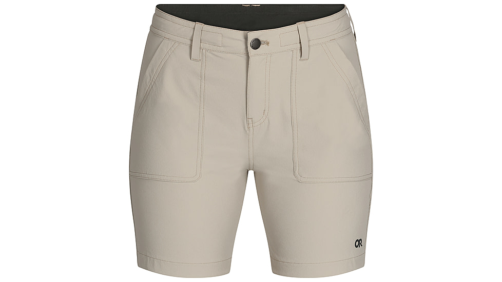 Outdoor Research Ferrosi Shorts - Womens, 7in Inseam, Dark Sand, 6, 2876732287295