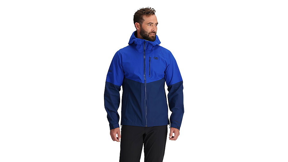 Outdoor Research Foray 3L Jacket - Mens, Topaz/Cenote, Large, 3220882737-L