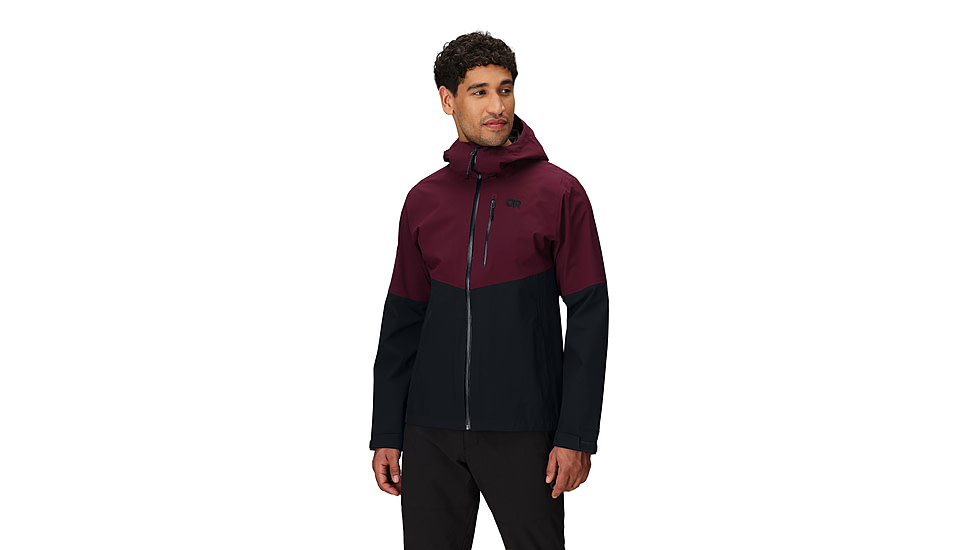 Outdoor Research Foray 3L Jacket - Mens, Winterberry/Black, Medium, 3220882942007
