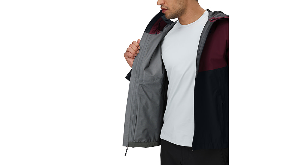 Outdoor Research Foray 3L Jacket - Mens, Winterberry/Black, Medium, 3220882942007