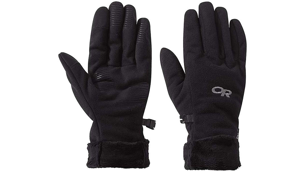 Outdoor Research Fuzzy Sensor Gloves - Womens, Black, Large, 2776310001008