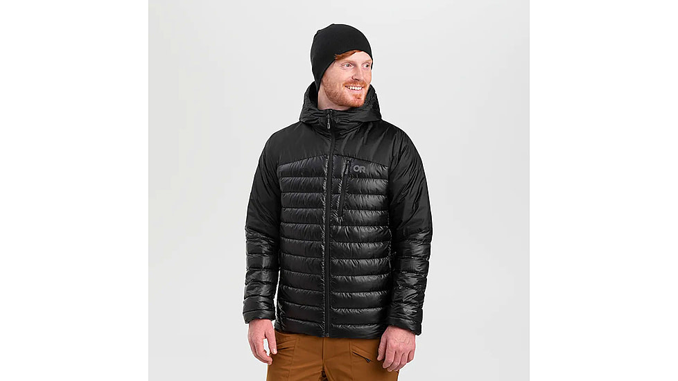 Outdoor Research Helium Down Hoodie - Mens, Black, 3XL, 2775720001-XXXL