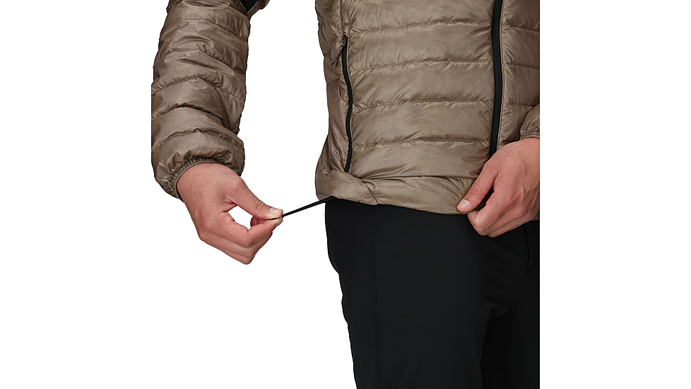 Outdoor Research Helium Down Hoodie - Mens, Sable/Black, Large, 2775722957008