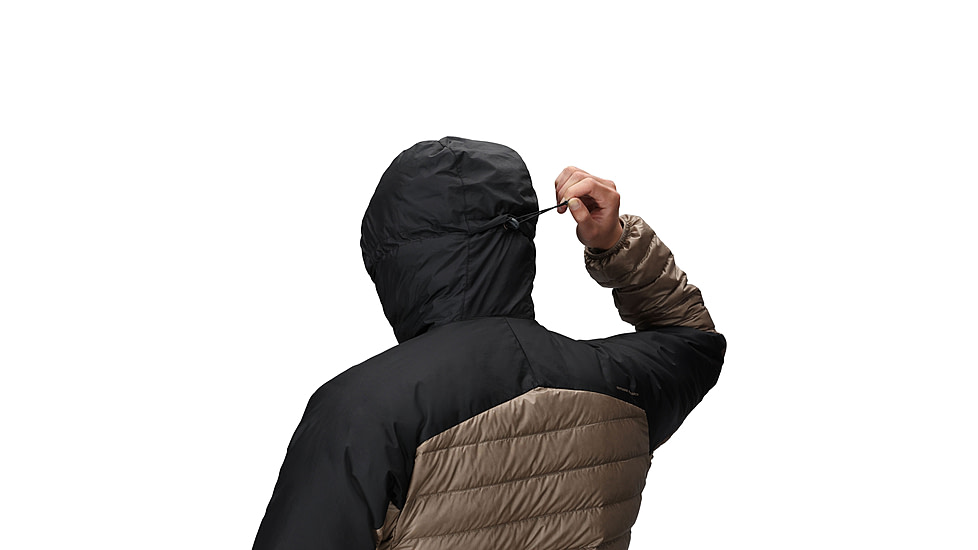 Outdoor Research Helium Down Hoodie - Mens, Sable/Black, Large, 2775722957008