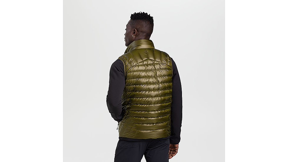 Outdoor Research Helium Down Vest - Mens, Loden, Small, 2775741943-S
