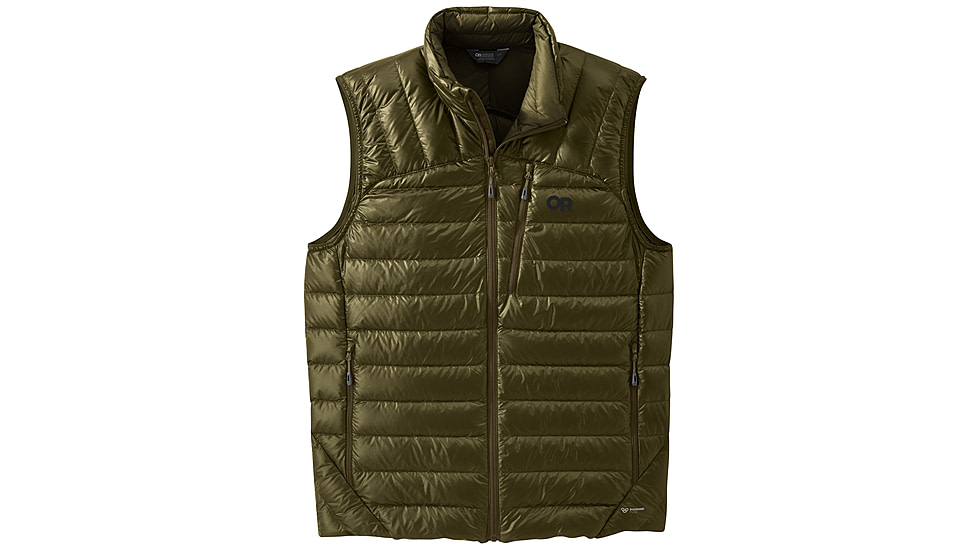 Outdoor Research Helium Down Vest - Mens, Loden, Small, 2775741943-S