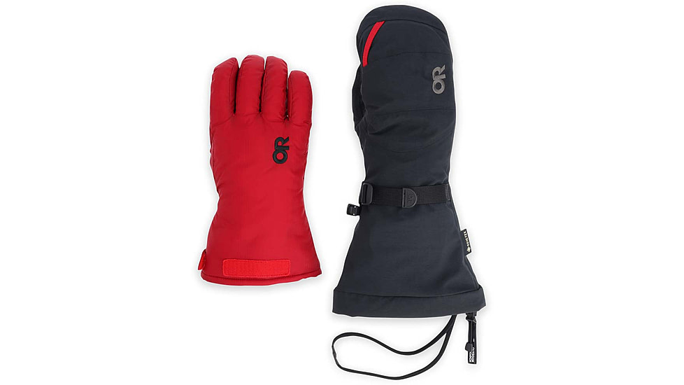Outdoor Research Mt. Baker II GORE-TEX Mitts, Black, Medium, 3000120001007