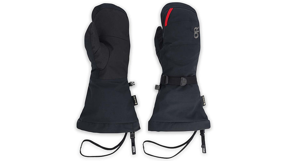 Outdoor Research Mt. Baker II GORE-TEX Mitts, Black, Medium, 3000120001007