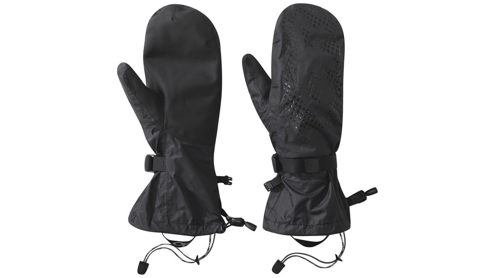Outdoor Research Revel Shell Mitts, Black, Extra Large, 2715510001009