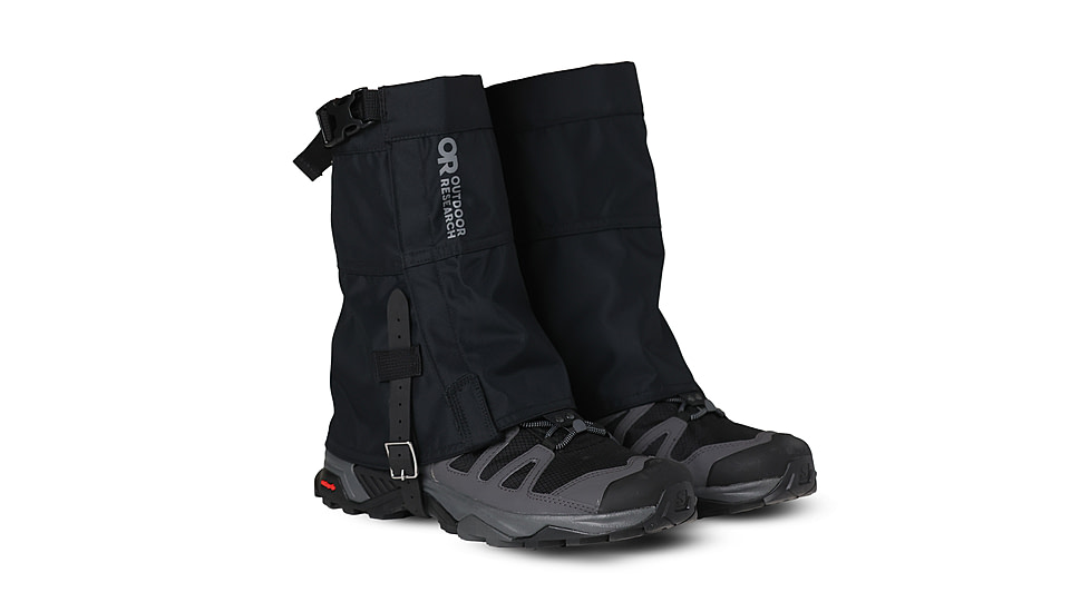 Outdoor Research Rocky Mountain Low Gaiters II, Black, Extra Large, 3224230001009