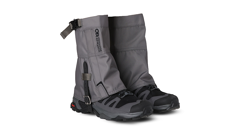 Outdoor Research Rocky Mountain Low Gaiters II, Pewter, Large, 3224230008008