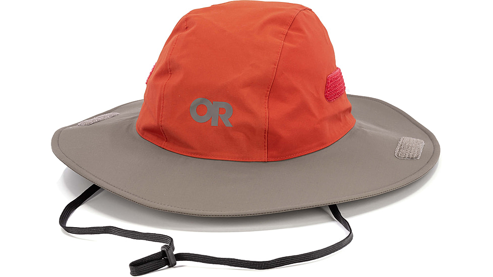 Outdoor Research Seattle Rain Hat, Cardinal/gravel, Extra Large, 3222903024009