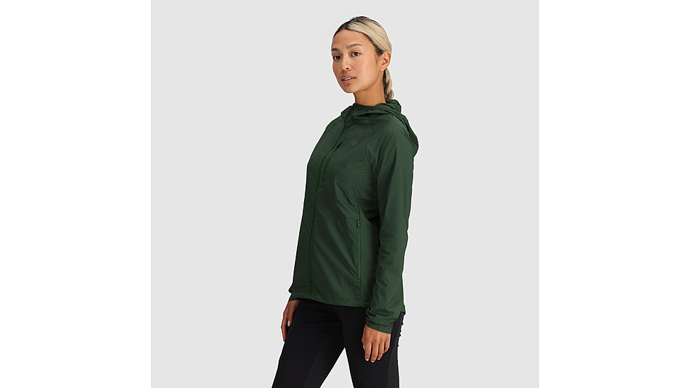 Outdoor Research Shadow Wind Hoodie - Womens, Grove, L, 3009002445008