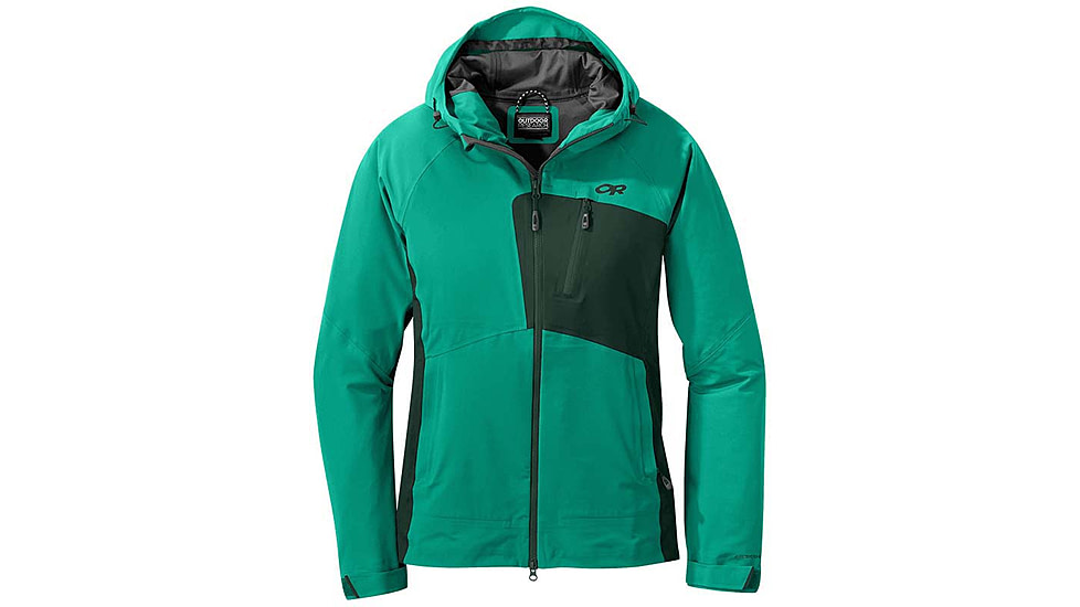 Outdoor Research Skyward II Jacket - Womens, Jade/Fir, Extra Small, 2680941896005