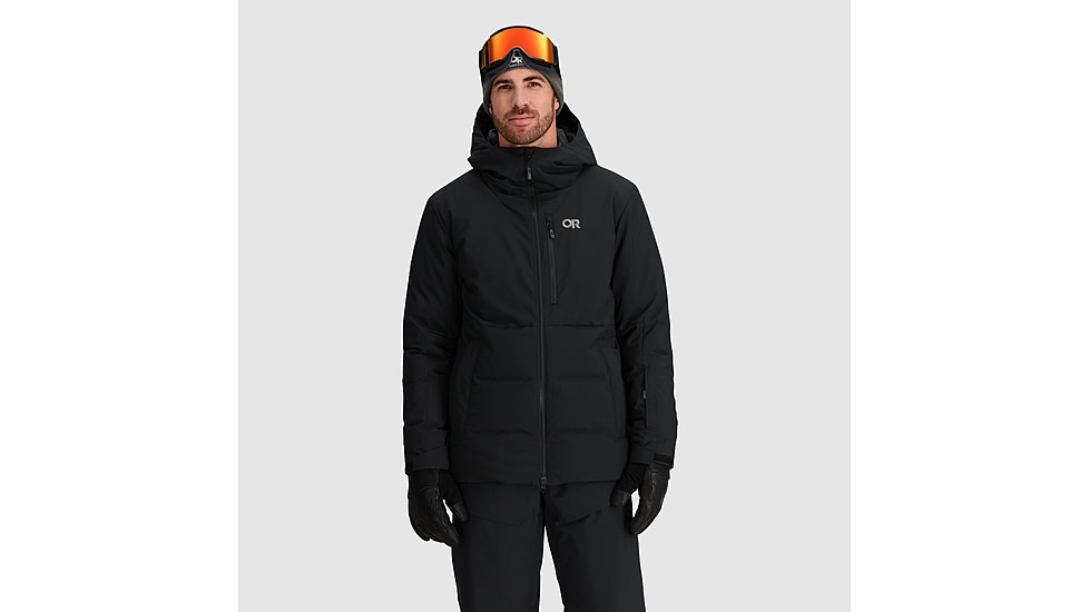 Outdoor Research Snowcrew Down Jacket - Mens, Black, Extra Large, 3004610001009